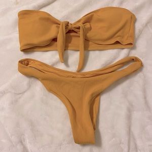 Mustard yellow bikini